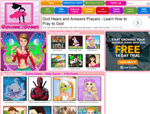 Tablet Screenshot of games2dress.com